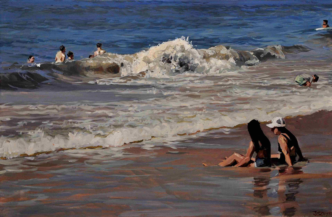 “Mare” di Szpyt Janusz, 2025. Olio su tela, cm 60x90.